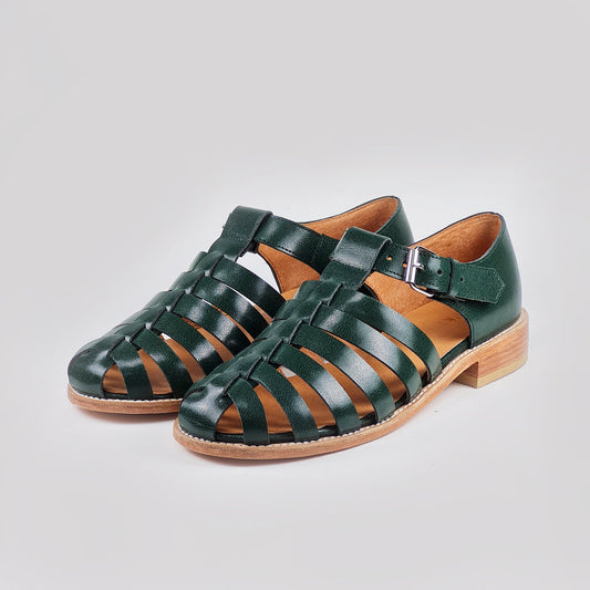 Green Fisherman Sandals