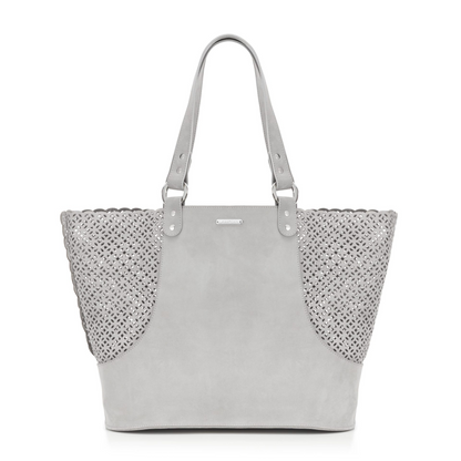 Elva Dog Carrier & Personal Bag - Light Grey